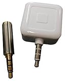 Bartovation (Tm) Square Card Reader & 1 Inch 3.5mm Extender Adapter 4 Pole Kit