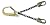 FallTech 7250LT Web Rebar Positioning Assembly with Grade 80 Chain