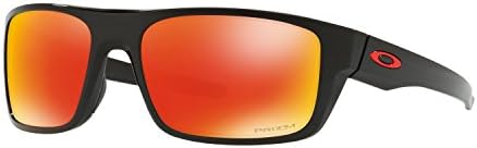 Oakley Drop Point Sunglasses Polished Black with Prizm Ruby Lens + Sticker