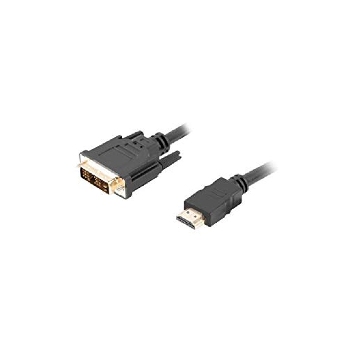 LANBERG KABEL HDMI -> DVI-D(18+1) M/M SINGLE LINK, CZARNY 1.8M