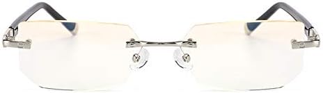 Blue Light Blocking Glasses, Blue Light Filter Glasses, Computer Glasses, Gaming Glasses, Anti Blue Light, UV Computer Glasses, Reduce Eyestrain Headaches Better Sleep for Men/Women,Yellow,+3.5