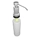 Ultimate Kitchen™ – Built-in FOAMING Soap Dispenser for Kitchen and Bathroom Countertop | Stainless Steel Foam Soap Pump with 17oz Under Counter Bottle | Installs Quickly | Satin Finish