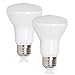 Maxxima LED BR20 50 Watt Equivalent Dimmable 7 Watt LED Warm White R20 600 Lumens Energy Star, 3000K (Pack of 2)
