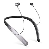 Anker SoundBuds Life Wireless Lightweight Neckband Headphones, Professional Bluetooth Headset, IPX5 Water Resistant Earbuds with Noise Cancelling Technology, Built-in Mic and 20h Playtime