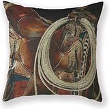 Customized Standard Pillowcase Patterns Fauxleather Concho Country Western Throw Pillow 18 X 18 Square Pillowcase Throw Pillow Cover Cushion