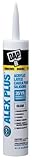Dap 18156 12 Pack 10.1 oz. Alex Plus Acrylic Latex Caulk Plus Silicone, Clear
