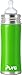 Pura Kiki Stainless Infant Bottle Stainless Steel with Natural Vent Nipple, 11 Ounce, Spring Green, 3 Months+ (Plastic Free, NonToxic Certified, BPA Free)