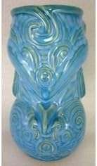 Tropical Beachy Tiki Tall Mugs (Blue)