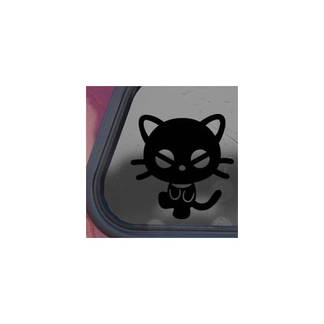 Chococat Black Sticker Decal Sanrio Hello Kitty Die cut Black Sticker