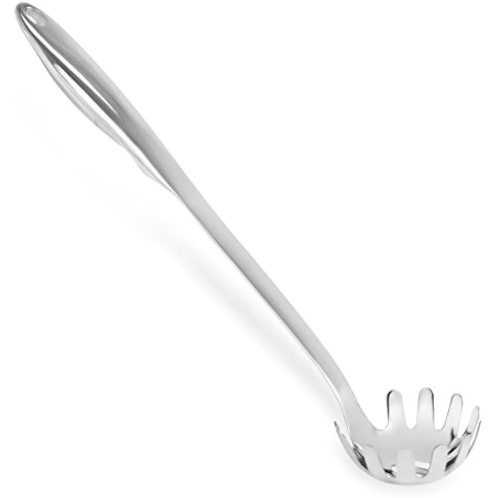 Best Stainless Steel Pasta Fork Silver Spaghetti Kitchen