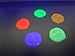 Invisible Black Light Paint 1oz 5 Pack - Blue, Orange, Green, Yellow, & Red