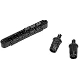Musiclily ABR-1 Style Locking Tune-o-matic Guitar Bridge Saddle for Gibson Les Paul Epiphone Replacement, Black