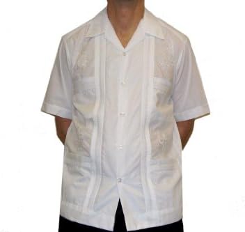 Men's Original Authentic Guayabera Shirt- Short Sleeves
