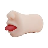 Bigbanana 3D Realistic Male Masturbator, Pocket Pussy Sex Toy for Oral Blow Job Masturbation  (Flesh)