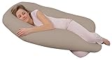 Leachco Back 'N Belly Original Contoured Body Pillow, Tea