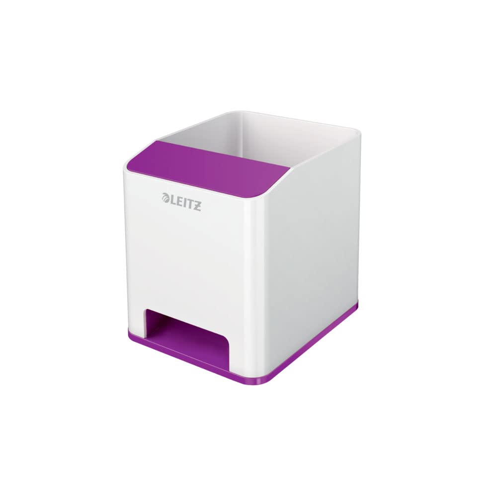Leitz WOW Sound Pen Holder, Purple