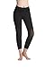 Lotsyle Women's Mesh Yoga Active Workout Pants Spilicing Leggings Capri Pants