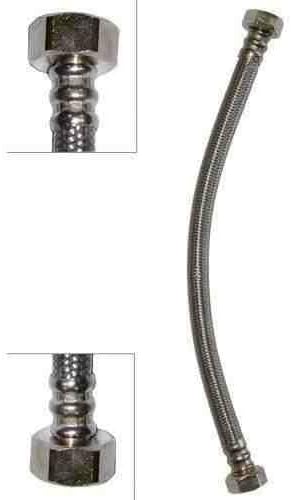 Flexi Flexible Kitchen Basin MonoBloc Tap Connector Hose Pipe 3/8 x 3/8 40cm length by DOSPEL