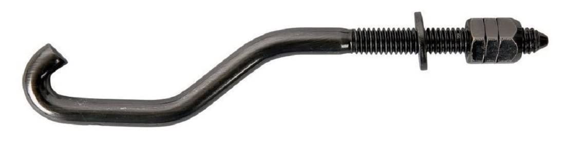 LP Latin Percussion Tension Hook Bongo, 5/16" x 145 mm x 53 mm, Brushed Nickel LP213-BN