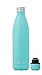 S'well Vacuum Insulated Stainless Steel Water Bottle, 25 oz, Turquoise Blue with matching cap
