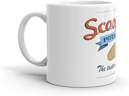 Scoopski Potatoes 11 Oz White Ceramic