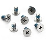 Bluecell Repair Replacement Screws for Unibody Apple Macbook Regular White 13" A1342 MC207 MB207 MC516 MB516 set of 8