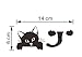 HONBAY Cat Removable Wall Stickers Light Switch Decor Decals Art Mural Baby Nursery Room 12 Sets