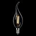 LIGHTSTORY CA11 1.8W LED Filament Bulb - LED Candelabra 25W Equivalent, E12 Base 2700K, Non-dimmable