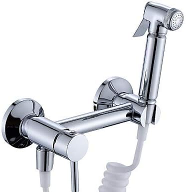 Bidet Faucet Chrome Toilet Handheld Bidet Sprayer Self-Cleaning Contemporary