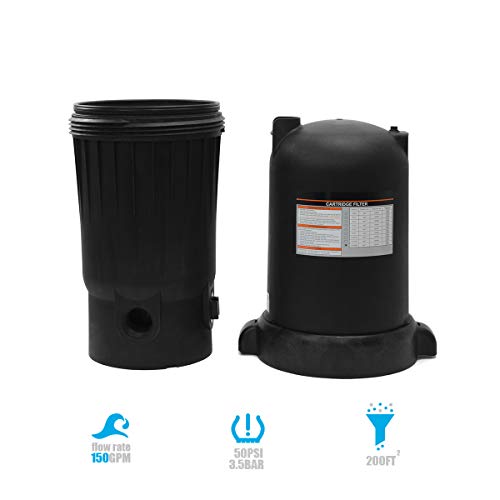 XtremepowerUS Deluxe 200 sq ft Pool Cartridge Filter InGround Swimming