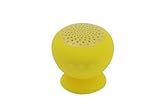 Waterproof Mini Mushroom Wireless Bluetooth Speaker (Yellow)