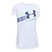Under Armour Girls' UA Fast Lane T-Shirt Youth Medium White