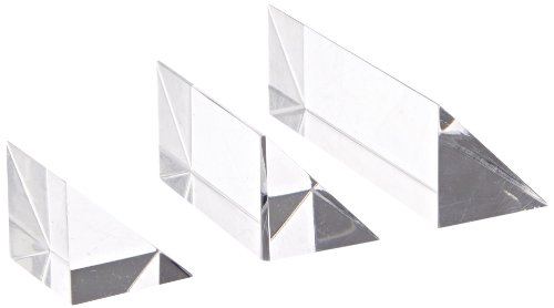 United Scientific PAR123 Clear Acrylic Right-Angles Prism Set