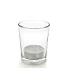 Hosley Set of 12 Crystal Clear Glass Tea Light Holder. Ideal for Weddings, Spa, Aromatherapy, Tealights, Candle Gardens O2