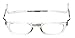CliC Original Reader Rectangular Reading Glasses, Clear, 1.25