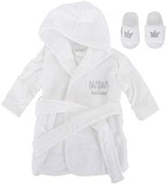 baby bathrobe and slippers