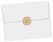 Quality Park Decorative Foil Envelope Seals, Pack of 21 Gold and Silver Seals (46910)