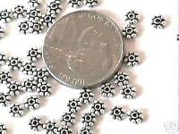 3mm 200 .925 Sterling Silver Bali Daisy Spacer Beads BS3-200