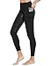 FitsT4 Women's Riding Tights Knee Patch Ventilated Active Equestrian Schooling Tights