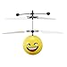 GOKOO Flying Facial Expression Helicopter Ball Mini Helicopter Infrared Induction Helicopter with Led Light RC Toy RC Flying Ball RC Infrared Induction for Kid Teenagers