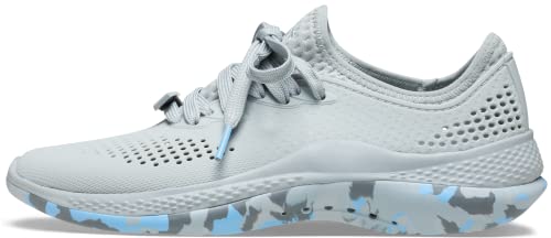 Crocs Women’s LiteRide 360 Pacer Sneakers, Light Grey/Oxygen, Numeric_10