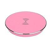 Sonmer Wireless Charger Pad For Iphone 8/8 Plus/X/Samsung Galaxy S9/S9 Plus/S8/S8 Plus/S7/S7 Edge/Note 5/S6 Edge+ Plus And Other Qi Compliant Device (Pink)