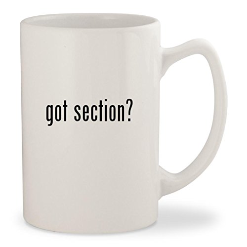 got section? - White 14oz Ceramic Statesman Coffee Mug Cup