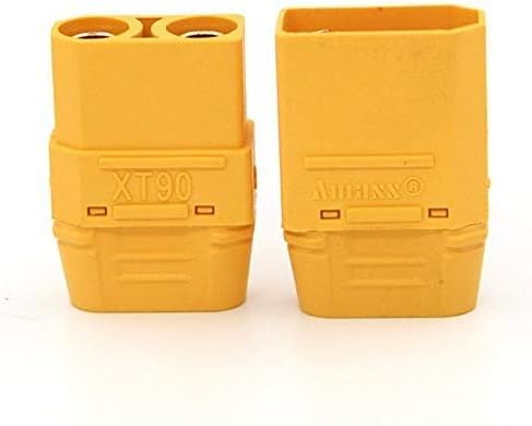 FLY RC 5Pairs Amass XT90 XT90H (XT90 with Sheath Housing) 4.5mm Banana Connector Gold Plated Max.40A Continuous/90A Peak Current for Lipo Battery ESC PDB - Image 3