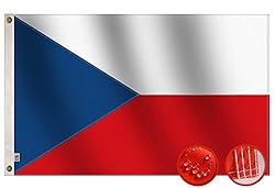 Heavy Duty Czech Flag 3x5 Ft, Longest Lasting