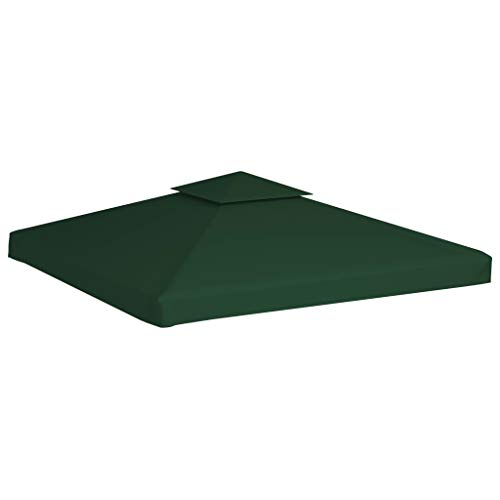 Ersatzdach für Pavillon, 3x3 m Pavillonabdeckung Pavillondach Ersatzbezug Sonnenschutz Polyester, 310 g/m² Grün – Bild 6
