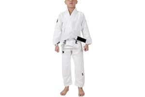 KINGZ The One Brazilian Jiu Jitsu Gi - Youth Lightweight Durable BJJ Kimono - IBJJF Legal- 400gsm Pearl Weave Competition