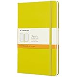 Moleskine Classic Notebook, Large, Ruled, Yellow Dandelion, Hard Cover (5 x 8.25)