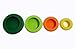 SAVER REUSABLE SILICONE FOOD PROTECTORS, Fruit and Vegetable STORAGE Containers, Food Stretch Lids, Food Caps for Jars and Cans, Set of 4, BPA-Free, PERFECT GIFT for Kitchen