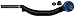 ACDelco Professional 45A0886 Driver Side Outer Steering Tie Rod End , Black